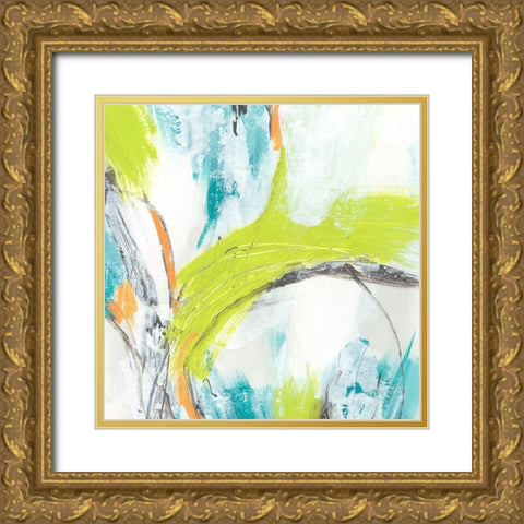 Piquant III Gold Ornate Wood Framed Art Print with Double Matting by Vess, June Erica