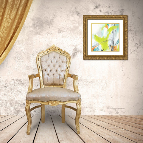 Piquant IV Gold Ornate Wood Framed Art Print with Double Matting by Vess, June Erica