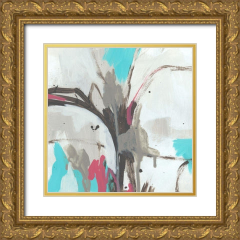 Vivant IV Gold Ornate Wood Framed Art Print with Double Matting by Vess, June Erica