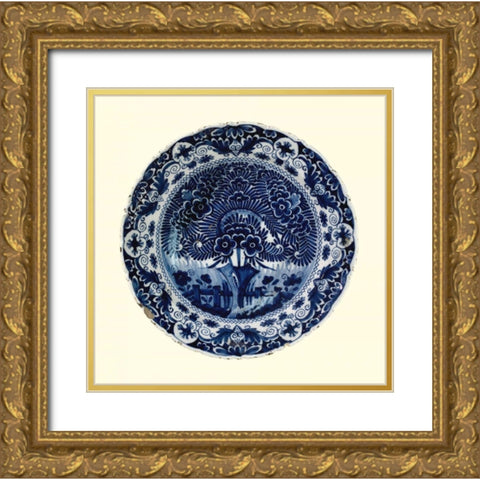 Non-Embellished Earthenware I Gold Ornate Wood Framed Art Print with Double Matting by Vision Studio