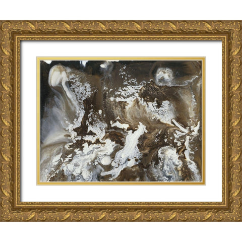 Transmutation III Gold Ornate Wood Framed Art Print with Double Matting by Bramma, Lila