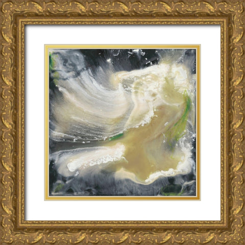 Ascension Abstract II Gold Ornate Wood Framed Art Print with Double Matting by Bramma, Lila