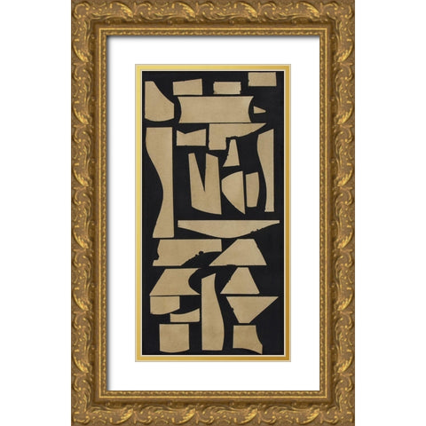 Finial I Gold Ornate Wood Framed Art Print with Double Matting by Delamater, Rob