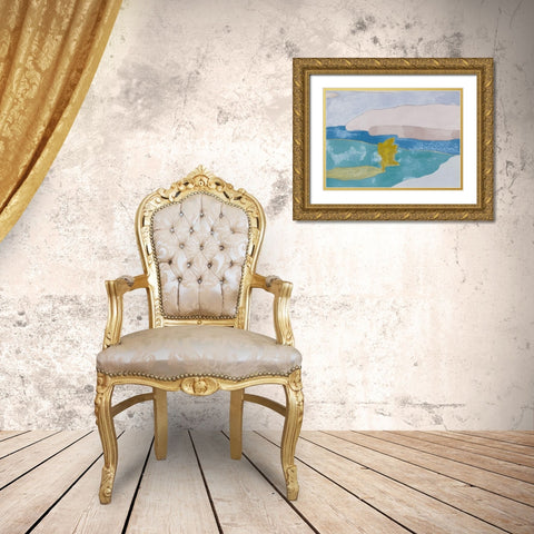 French Countryside II Gold Ornate Wood Framed Art Print with Double Matting by Delamater, Rob