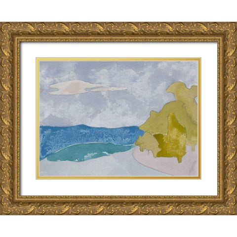 French Countryside IV Gold Ornate Wood Framed Art Print with Double Matting by Delamater, Rob