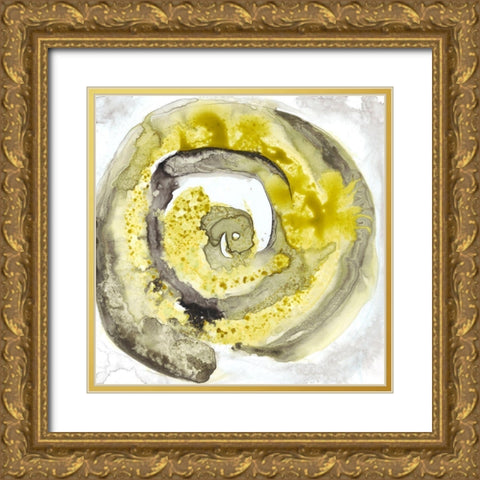 Circle of Life II Gold Ornate Wood Framed Art Print with Double Matting by Bramma, Lila