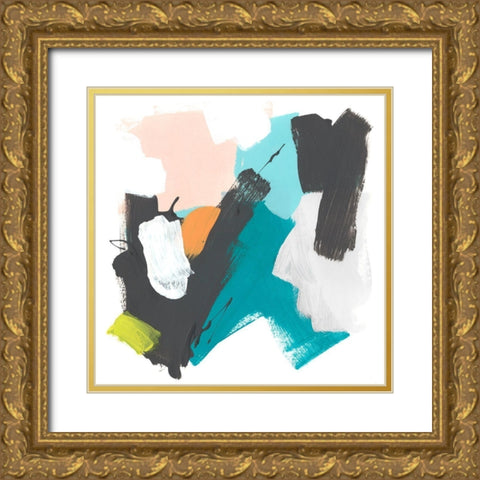 Side Line II Gold Ornate Wood Framed Art Print with Double Matting by Vess, June Erica