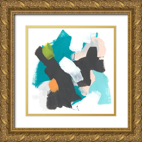 Side Line IV Gold Ornate Wood Framed Art Print with Double Matting by Vess, June Erica
