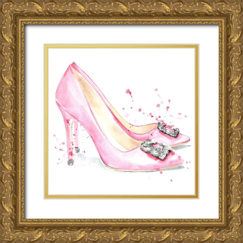 Glamourous IV Gold Ornate Wood Framed Art Print with Double Matting by Parker, Jennifer Paxton