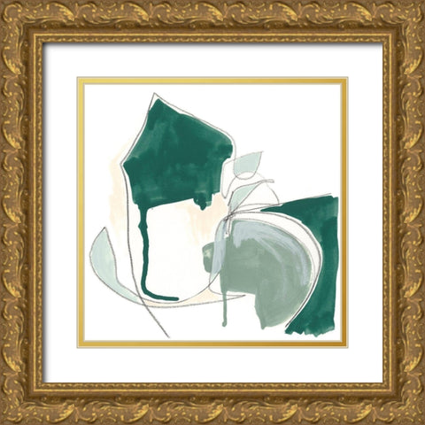 Idlewild III Gold Ornate Wood Framed Art Print with Double Matting by Vess, June Erica