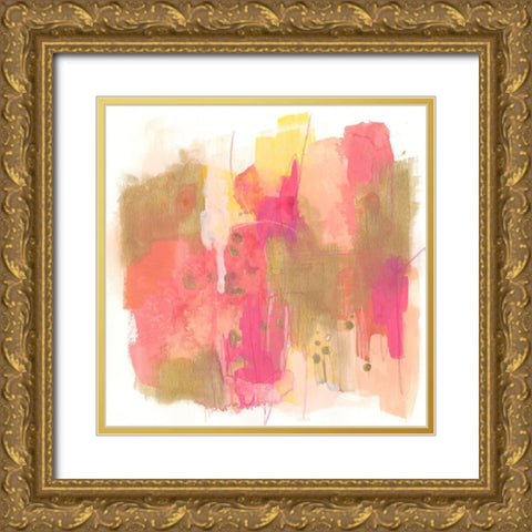 Coral Borealis I Gold Ornate Wood Framed Art Print with Double Matting by Vess, June Erica