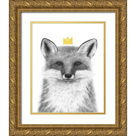 Royal Forester III Gold Ornate Wood Framed Art Print with Double Matting by Borges, Victoria