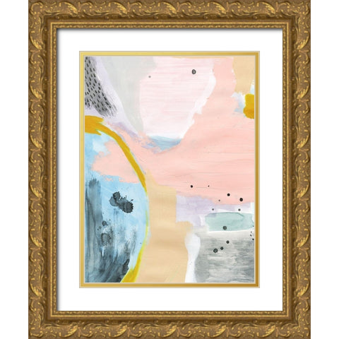 Blurred Daybreak III Gold Ornate Wood Framed Art Print with Double Matting by Popp, Grace