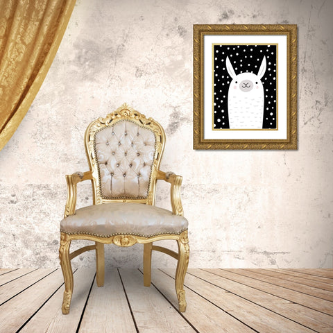 Mix and Match Animal VI Gold Ornate Wood Framed Art Print with Double Matting by Borges, Victoria