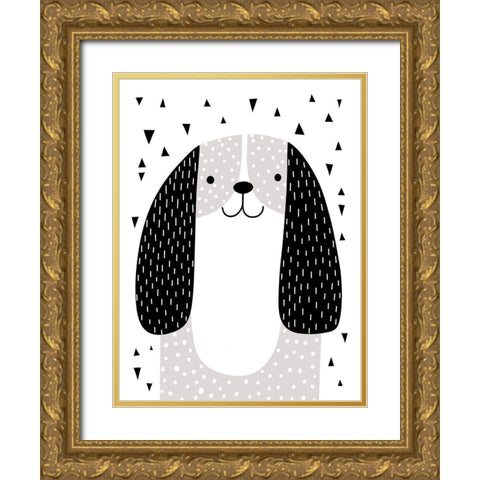 Mix and Match Animal VII Gold Ornate Wood Framed Art Print with Double Matting by Borges, Victoria