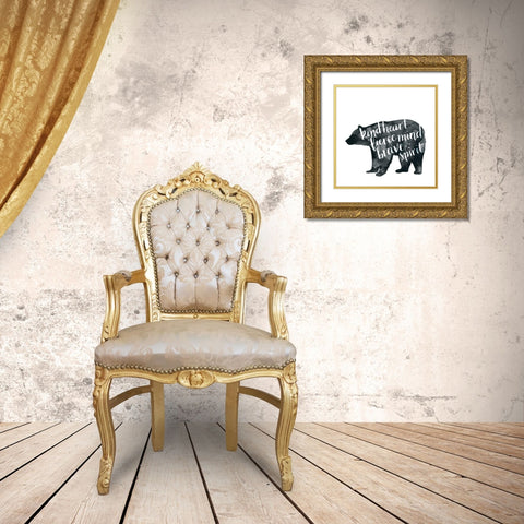 Wise Walker I Gold Ornate Wood Framed Art Print with Double Matting by Popp, Grace