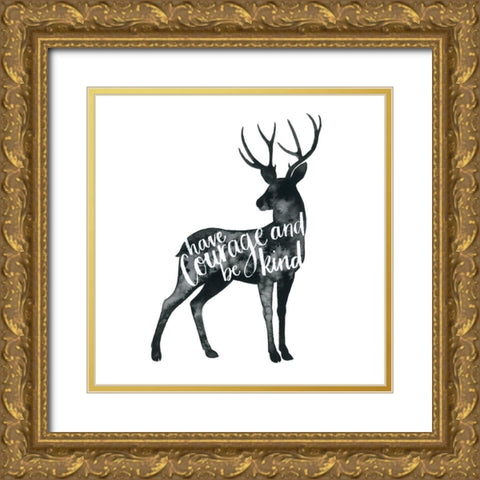 Wise Walker II Gold Ornate Wood Framed Art Print with Double Matting by Popp, Grace
