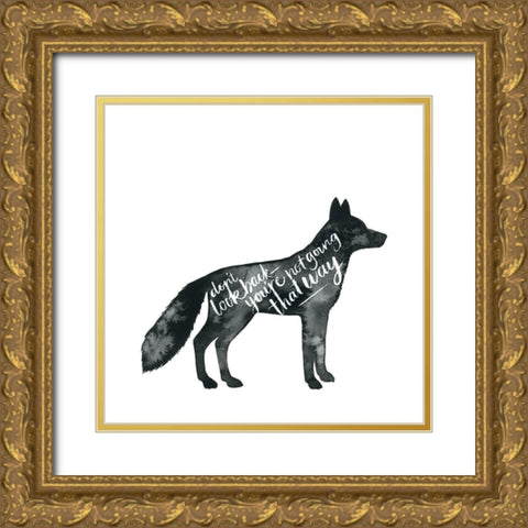 Wise Walker III Gold Ornate Wood Framed Art Print with Double Matting by Popp, Grace