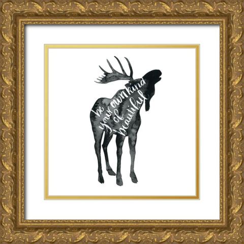 Wise Walker IV Gold Ornate Wood Framed Art Print with Double Matting by Popp, Grace