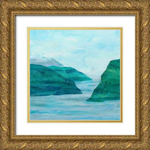 Secret Places I Gold Ornate Wood Framed Art Print with Double Matting by Chandler, Sharon