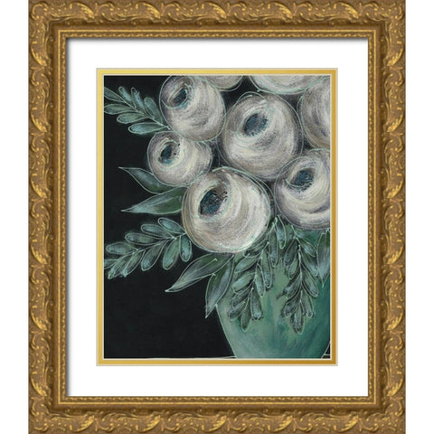 Greenhouse Bouquet I Gold Ornate Wood Framed Art Print with Double Matting by Moore, Regina