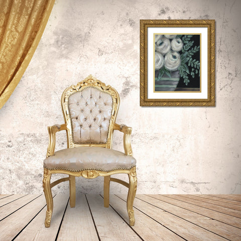 Greenhouse Bouquet II Gold Ornate Wood Framed Art Print with Double Matting by Moore, Regina