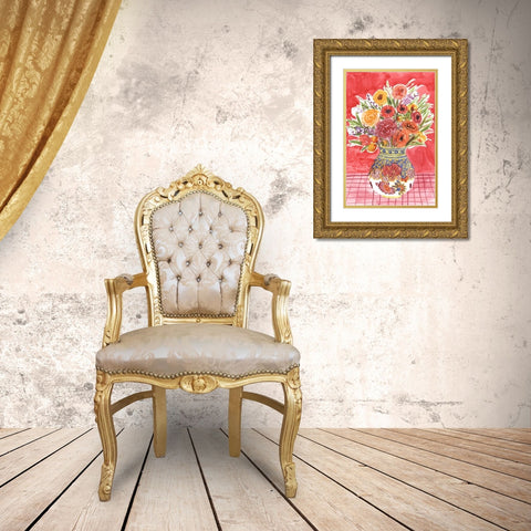 Morning Break I Gold Ornate Wood Framed Art Print with Double Matting by Wang, Melissa