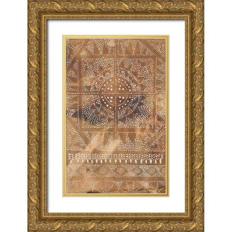 Clay Journey II Gold Ornate Wood Framed Art Print with Double Matting by Zarris, Chariklia