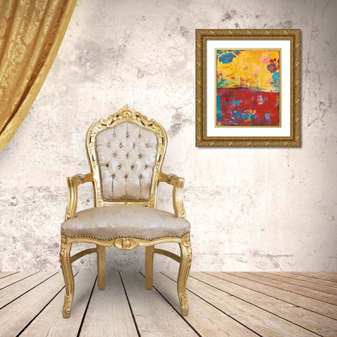 Mexican Rose Gold Ornate Wood Framed Art Print with Double Matting by Ashley, Erin