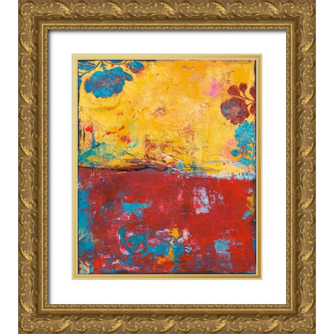 Mexican Rose Gold Ornate Wood Framed Art Print with Double Matting by Ashley, Erin
