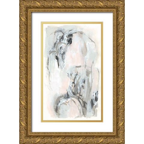 Fog Study I Gold Ornate Wood Framed Art Print with Double Matting by Vess, June Erica