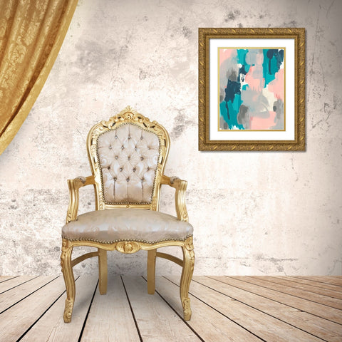 Sky Song II Gold Ornate Wood Framed Art Print with Double Matting by Vess, June Erica