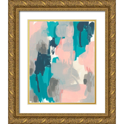 Sky Song II Gold Ornate Wood Framed Art Print with Double Matting by Vess, June Erica