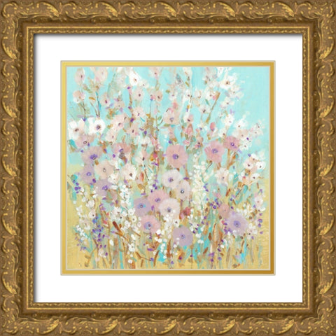 Mixed Flowers I Gold Ornate Wood Framed Art Print with Double Matting by OToole, Tim