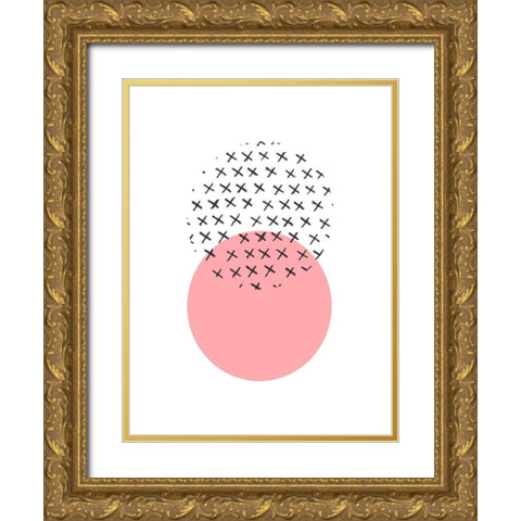 Spot Light I Gold Ornate Wood Framed Art Print with Double Matting by Vess, June Erica