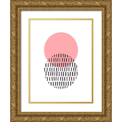 Spot Light II Gold Ornate Wood Framed Art Print with Double Matting by Vess, June Erica