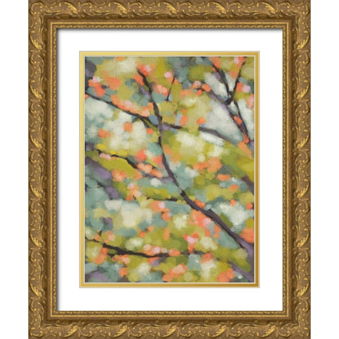 Dappled Dusk I Gold Ornate Wood Framed Art Print with Double Matting by Zarris, Chariklia