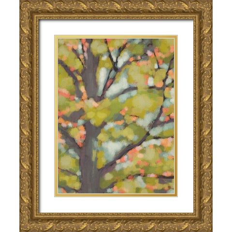 Dappled Dusk II Gold Ornate Wood Framed Art Print with Double Matting by Zarris, Chariklia