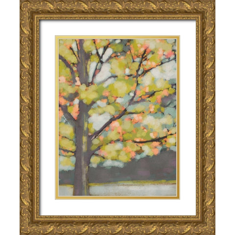 Dappled Dusk III Gold Ornate Wood Framed Art Print with Double Matting by Zarris, Chariklia