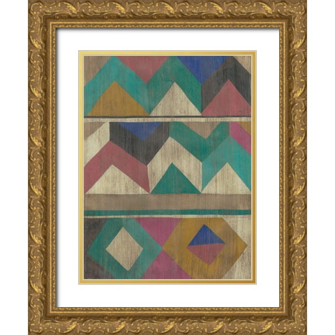 Homecoming IV Gold Ornate Wood Framed Art Print with Double Matting by Zarris, Chariklia