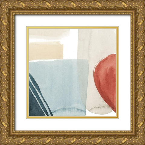Moderne I Gold Ornate Wood Framed Art Print with Double Matting by Popp, Grace
