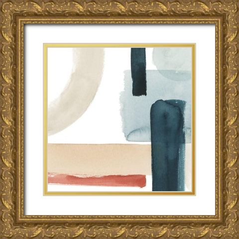 Moderne II Gold Ornate Wood Framed Art Print with Double Matting by Popp, Grace