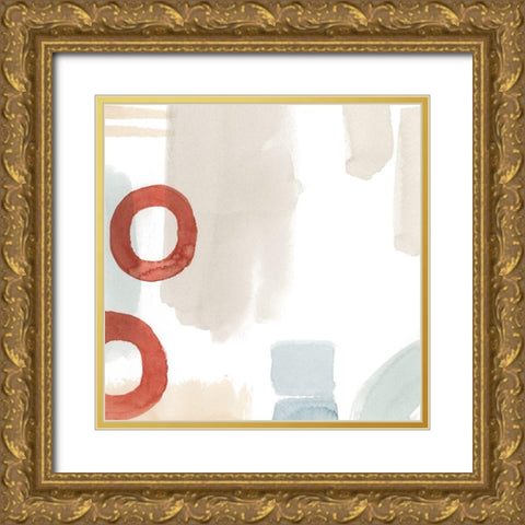 Moderne IV Gold Ornate Wood Framed Art Print with Double Matting by Popp, Grace