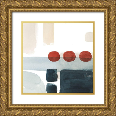 Moderne VIII Gold Ornate Wood Framed Art Print with Double Matting by Popp, Grace