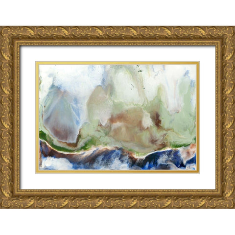 Cliffs of Dover II Gold Ornate Wood Framed Art Print with Double Matting by Ludwig, Alicia