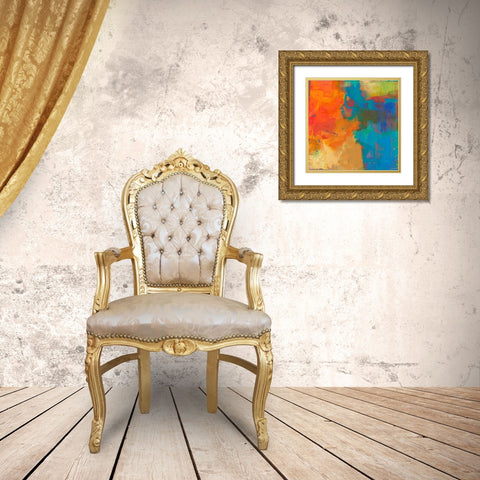 Olio Gold Ornate Wood Framed Art Print with Double Matting by Jachimiec, Sue
