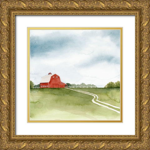 Kentucky Sky I Gold Ornate Wood Framed Art Print with Double Matting by Popp, Grace