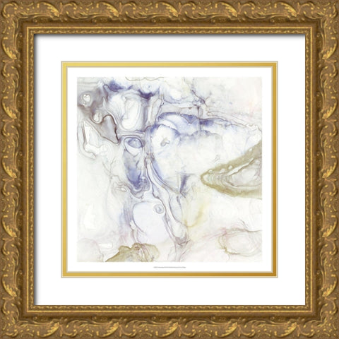 UA Sedimentary II Gold Ornate Wood Framed Art Print with Double Matting by Borges, Victoria