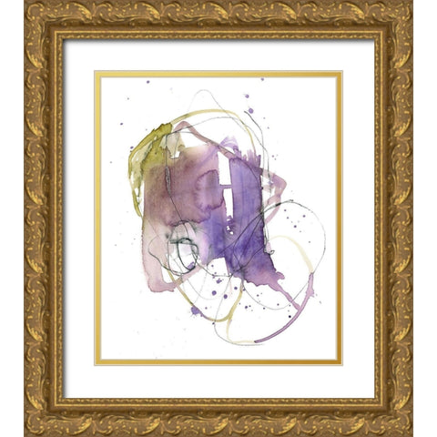 Sweet Remarks II Gold Ornate Wood Framed Art Print with Double Matting by Goldberger, Jennifer