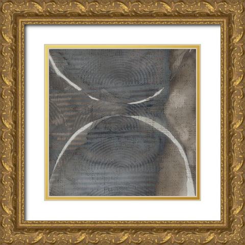 Stoneworks VIII Gold Ornate Wood Framed Art Print with Double Matting by Zarris, Chariklia